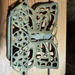 Butterfly Brass Book Holder Stand